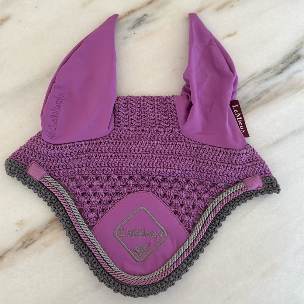 LeMieux Classic Ear Bonnet Color is Lavender